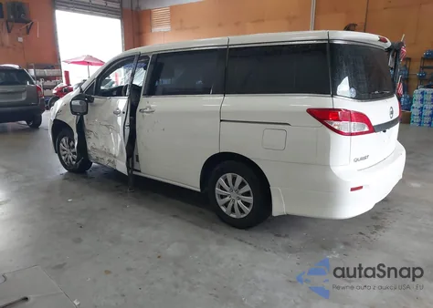 2015 Nissan Quest S from USA, damaged, VIN JN8AE2KPXF9125883